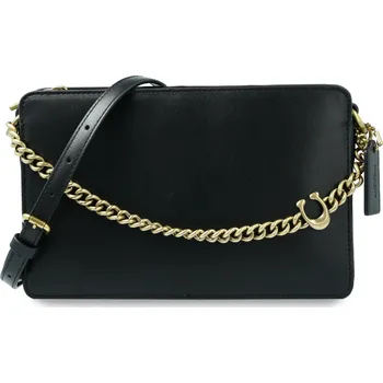 Kabelka Coach Kůžoná crossbody kabelka signature | Barva:černý | Velikost:OS
