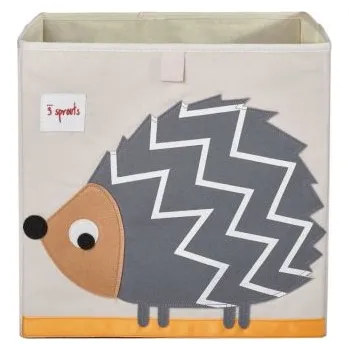 Úložný box 3 Sprouts úložný box - Hedgehog Gray