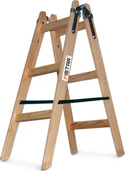 Žebřík FISTAR Dřevěné malířské štafle 2x 3 stupně 2,4 m