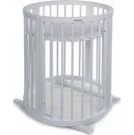 Mimiko kulatá postýlka 9v1 Round - Grey