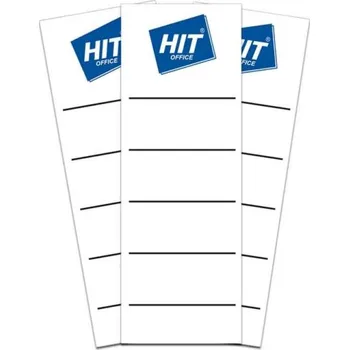 Samolepící etiketa Štítky na pořadač, šířka 5 cm, linka, samolepicí, 10 kusů