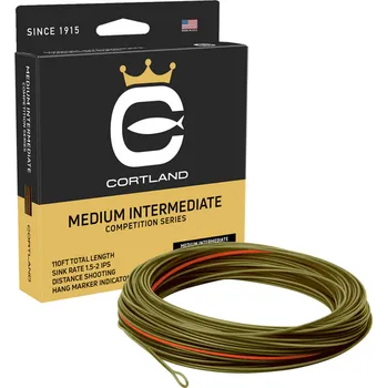 Cortland Muškařská šňůra MEDIUM INTERMEDIATE, Olive, WF