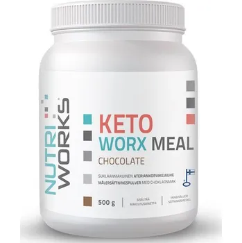 Keto dieta Nutriworks Keto Worx Meal 500 g čokoláda