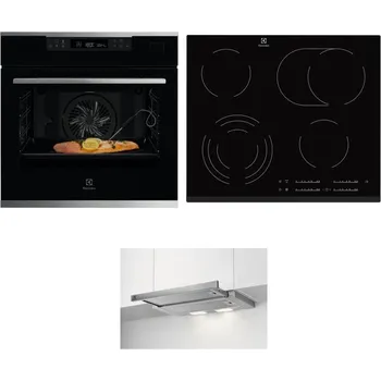 Set domácích spotřebičů ELECTROLUX KOBCS31X + ELECTROLUX EHF6547FXK + ELECTROLUX LFP326S