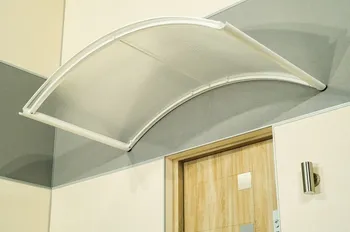 Stříška nad vchodové dveře Lanit Plast Arcus bílá 160 x 90 cm