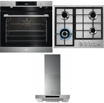 Set domácích spotřebičů AEG Mastery SteamBake BCK455350M + AEG Mastery StepPower HGB64420SM + AEG Mastery DBB5660HM