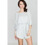 Volný overal z mírně elastické viskózy K315 Barva: Šedá, Velikost: ONE SIZE