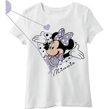 Dívčí tričko MINNIE, MICKEY TRIČKO MINNIE > varianta 38216 bílé Barva: 38216 bílé, Velikost: 92