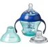 Kojenecká láhev Tommee Tippee Přechodový hrnek se savičkou a pítkem 150 ml modrý