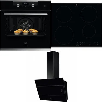Set domácích spotřebičů ELECTROLUX KODEH70X + ELECTROLUX LIR60430 + ELECTROLUX LFV316K