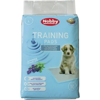 Kosmetika pro psa Nobby absorpční podložky L 60x60cm 10ks s vůní levandule