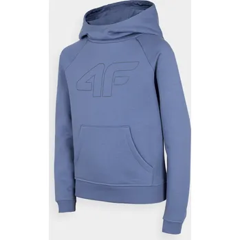 Chlapecká mikina 4F HJZ22-JBLD002 DENIM Dětská mikina EU 146