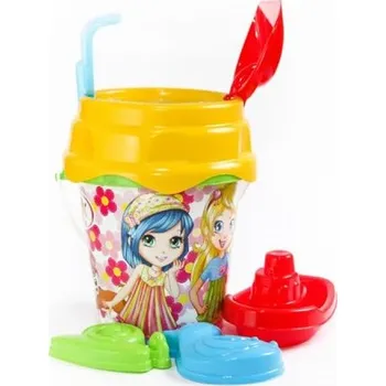 Hračka na písek Kyblík + hračky na písek a pláž 5 ks 5242