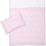 Träumeland povlečení 80/80 + 35/40 - Krone rosa