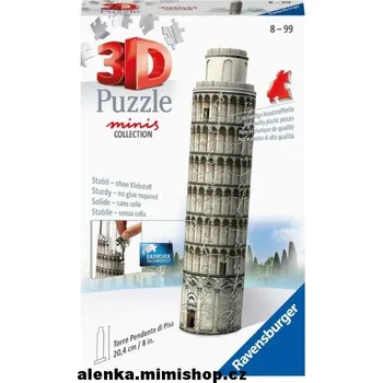 3D puzzle RAVENSBURGER 3D PUZZLE mini stavby > varianta šikmá věž v Pise