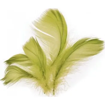 Peří - olivové - 10 g - 229017
