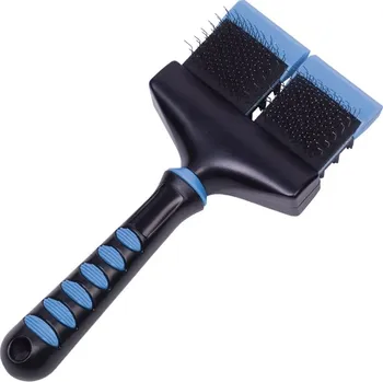 Kartáč pro zvířata Nobby Comfort Line oboustranný ohebný kartáč M