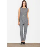 elegantní overal pohodlného a módního střihu M488 Barva: Šedá, Velikost: L