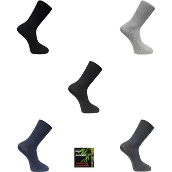 Pánské ponožky Emi Ross Pánské zdravotní ponožky s bambusovým vláknem ZT02M - 5pár Velikost: 40-43