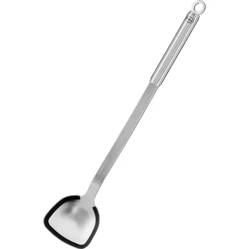 Obracečka Špachtle se silikonovou stěrkou 40 cm - RÖSLE (Obracečka BBQ Wok 40 cm - RÖSLE)
