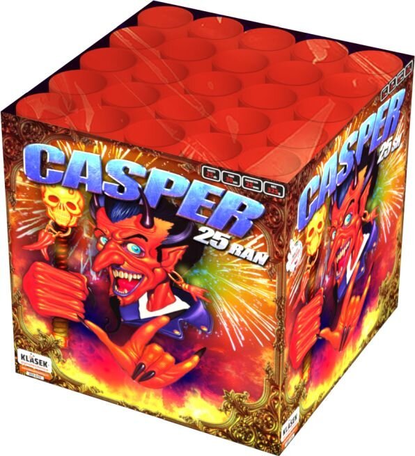 Klásek Pyrotechnics Kompakt Casper 25 mm 25 ran od 302 Kč Zbozi cz