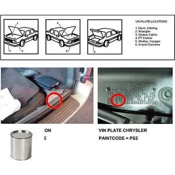 Autolak Autolak do pistole Chrysler PLB COPPERHEAD ORANGE