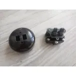 SEZ Starý bakelitový vypínač spínač na omítku otočný spínací Varianta: C3 31065 č.5