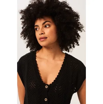 Dámský svetr Dámský kardigan GARCIA ladies cardigan 60 black velikost S