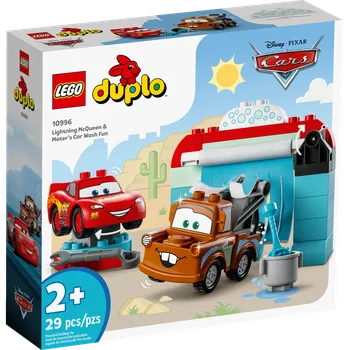 Stavebnice LEGO LEGO Duplo Disney 10996 Na myčce s Bleskem McQueenem a Burákem