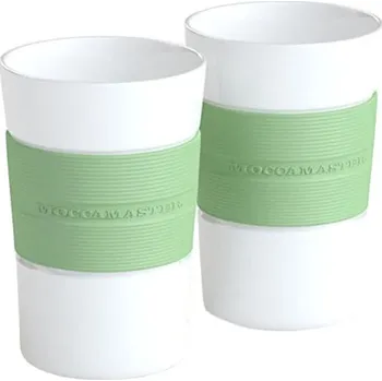 Moccamaster porcelánový hrnek, 200 ml, set 2 ks, zelený