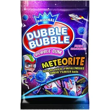 Bonbon Dubble Bubble Meteorite kyselé žvýkačky ovocných příchutí 85 g