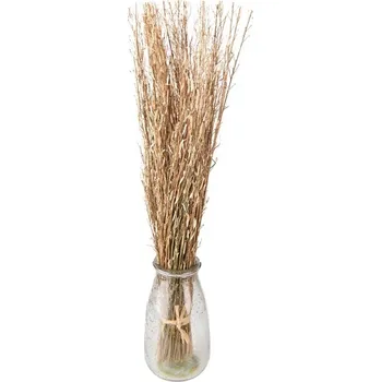 Béžovo-hnědá kytice sušená - 20*6*80 cm