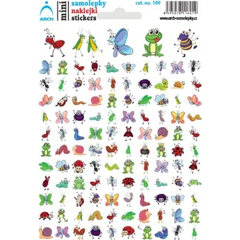 samolepka Školní minisamolepky 12x17cm Hmyzáčci - mravenci