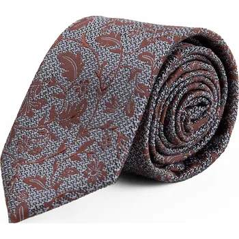 Kravata FERATT Kravata K56 modro-hnědá