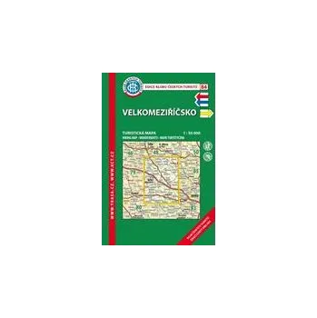 Skládaná mapa Velkomeziříčsko - turistická (84) 58 x 90 cm