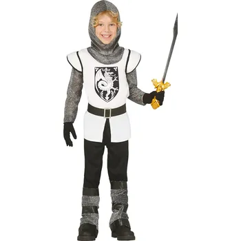 Karnevalový kostým Guirca Fiestas Španělsko Kostým bílý rytíř x varianta: 7 až 9 let
