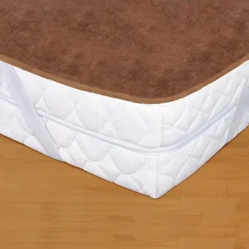 Povlečení Ovčí věci MERINO prostěradlo z ovčí vlny Camel - matracový chránič velikost Merino: 90x200