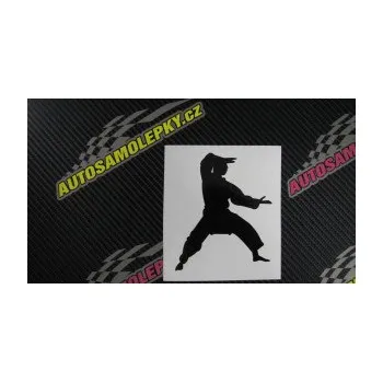 Polep vozidla SAMOLEPKA Karate 006 pravá (10 - červená) NA AUTO, NÁLEPKA, FÓLIE, POLEP, TUNING, VLASTNÍ TEXT, TISK, AUTOSAMOLEPKY.cz, POLEPY, OBRÁZEK, LOGO, SAMOLEPKY