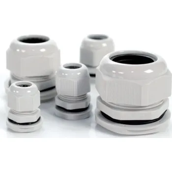 TRYTYT Kabelová vývodka se závitem PG-9 světle šedá (1 kus)