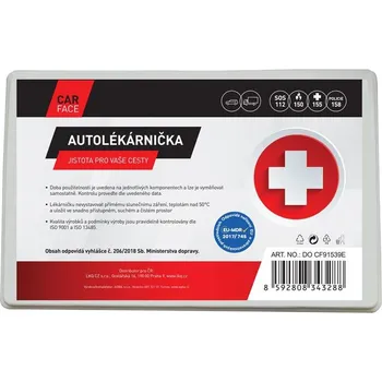 Autolékárnička Autolékárnička plast. obal - obsah odpovídá EU-MDR