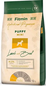 Krmivo pro psa Fitmin Nutritional Progamme Puppy Mini Lamb/Beef 12 kg