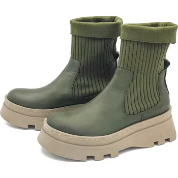 Dámská zimní obuv Dámská kotníková obuv 51C0858 ARTIKER zelená Barva: Zelená, Velikost: 41