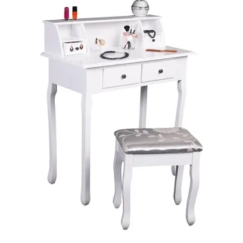 Toaletní stolek MaDe Toaletní stolek 80 x 40 x 130,5 cm bílý