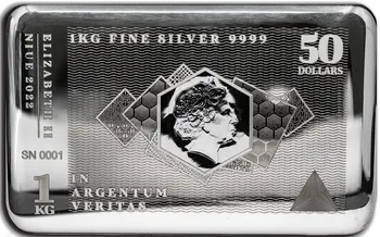 Pressburg Mint Stříbrný slitek In Argentum Veritas 1 kg