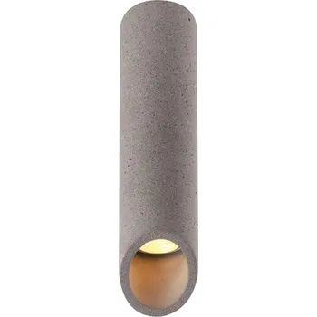 ACA Lighting stropní svítidlo 1XGU10 černý beton D7XH32CM FALTSO MK151S32B