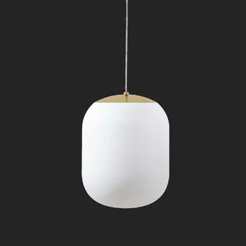 OSMONT TAN62885 TANIA S1 HP závěsné skleněné svítidlo mosaz leštěná / bílá IP40 4000 K 52W LED DALI