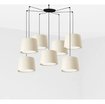 FARO CONGA závěsné svítidlo, bílá, 7L