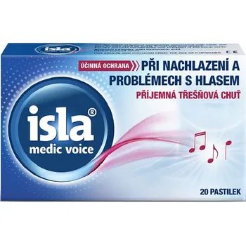 Přírodní produkt Engelhard Arzneimittel Isla Medic Voice třešeň 20 pastilek