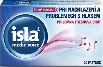 Přírodní produkt Engelhard Arzneimittel Isla Medic Voice třešeň 20 pastilek