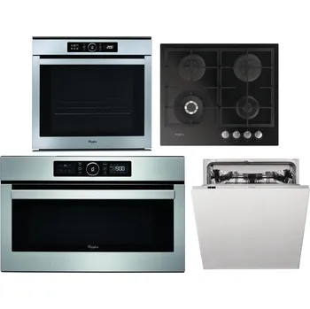 Set domácích spotřebičů WHIRLPOOL ABSOLUTE AKZM 8480 IX + WHIRLPOOL GOFL 629/NB + WHIRLPOOL ABSOLUTE AMW 730 IX + WHIRLPOOL WIC 3C33 PFE